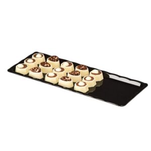 Zicco ZCP 223/3 Polycarbonat Çikolata Teşhir Tepsi 10 x 30 Cm