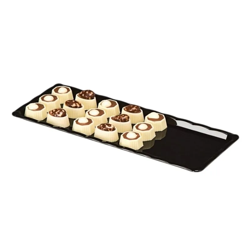 Zicco ZCP 223/3 Polycarbonat Çikolata Teşhir Tepsi 10 x 30 Cm