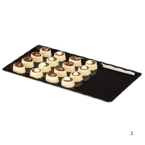 Zicco ZCP 224/3 Polycarbonat Çikolata Teşhir Tepsi 15 X 30 Cm