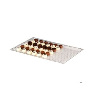 Zicco ZCP 229/1 Polycarbonat Çikolata Teşhir Tepsi 25 X 40 Cm