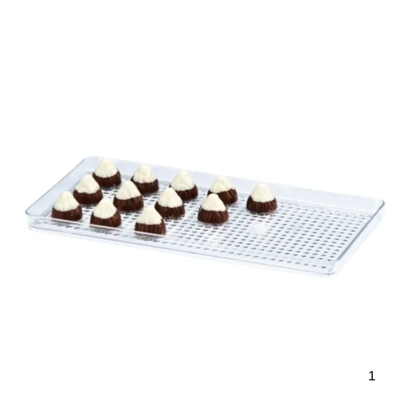 Zicco ZCP 461 Polycarbonat Çikolata Teşhir Tepsi 15 X 30 Cm