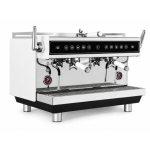 Felvini Armor Tam Otomatik Espresso Kahve Makinesi Yüksek Kaşık PID Kontrollü 2 Gruplu Beyaz