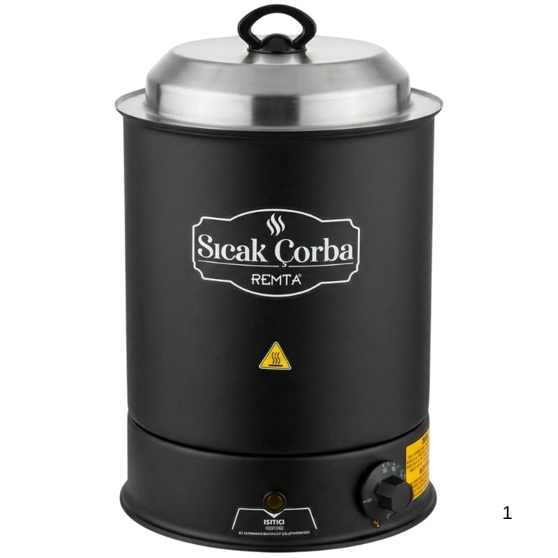 Remta CB21 Siyah Model Midi Çorba Isıtıcı 9 lt
