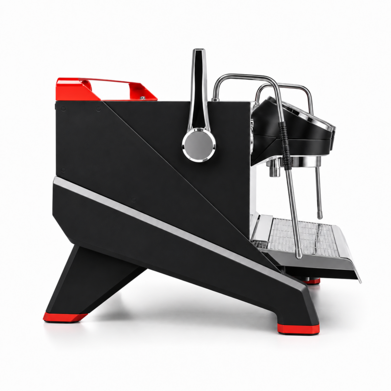 Felvini Raptor Tam Otomatik Espresso Kahve Makinesi Yüksek Kaşık T3 Multi-Boiler PID Kontrollü 2 Gruplu Siyah