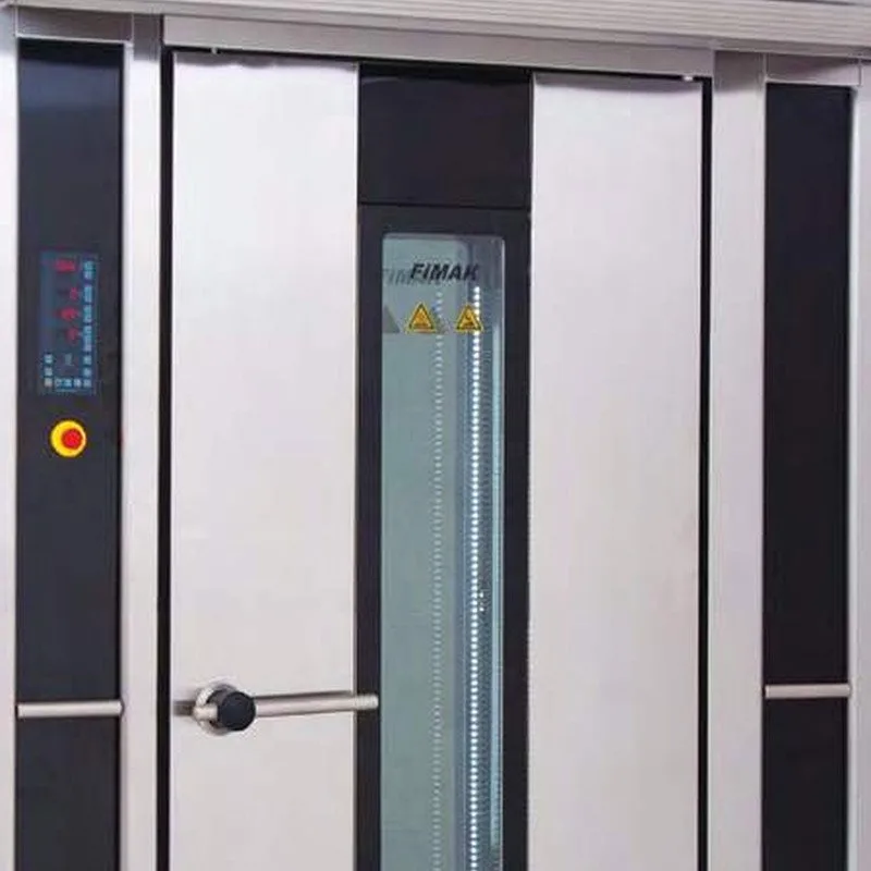 FİMAK FD-100 Roven 11-15 Tepsili Gazlı Döner Arabalı Ekmek Fırını 1584 Kapasiteli