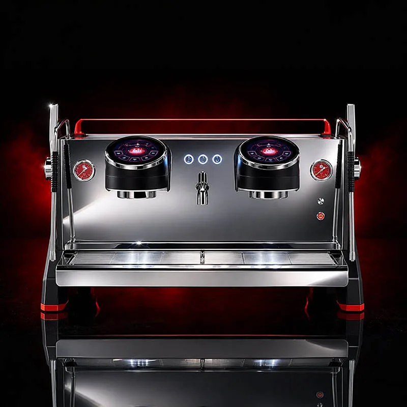 Felvini Raptor Tam Otomatik Espresso Kahve Makinesi Yüksek Kaşık T3 Multi-Boiler PID Kontrollü 2 Gruplu Siyah