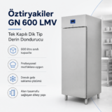 Öztiryakiler GN 600 LMV tek kapılı dik tip derin dondurucu