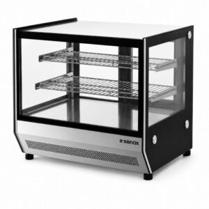 Senox Set Üstü Sıcak Teşhir Dolabı Panaromik Cam 90 cm