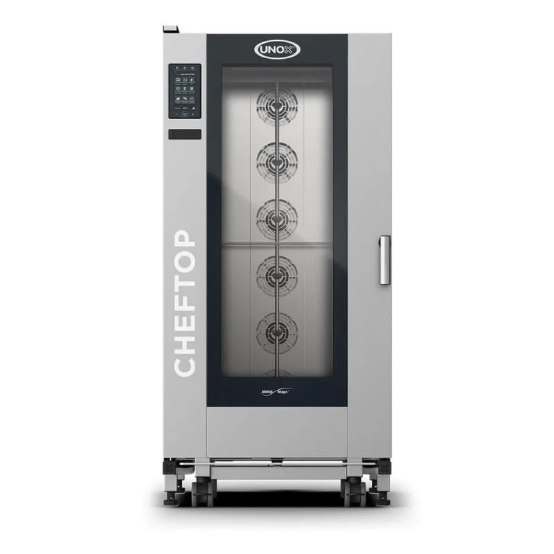 Unox Cheftop Plus Combi Konveksiyonlu Fırın Dijital 20 Tepsili GN 2/1 Gazlı XEVL-2021-GPRS