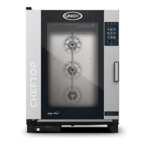 Unox Cheftop Plus Combi Konveksiyonlu Fırın Dijital 10 Tepsili GN 2/1 Gazlı XEVC-1021-GPRM