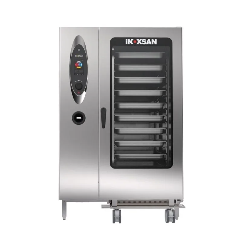 İnoksan FBG-40T Kombi Fırın 40 Tepsi Kapasiteli Touch Panel Gazlı