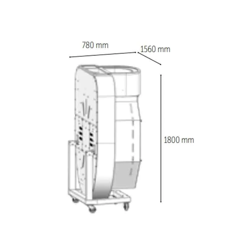 Venarro DYK-03 Katlanabilir Döner Tabanlı Elektrikli Pizza Fırını, Ø 300 mm 6 Pizza