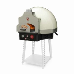Venarro DYK-60-G Taş Tabanlı Gazlı Pizza Fırını, Beyaz, 60x60 cm