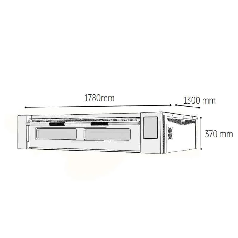 Venarro DYTF-118 Modüler Unlu Mamüller ve Baklava Fırını Tek Kat, 380 V