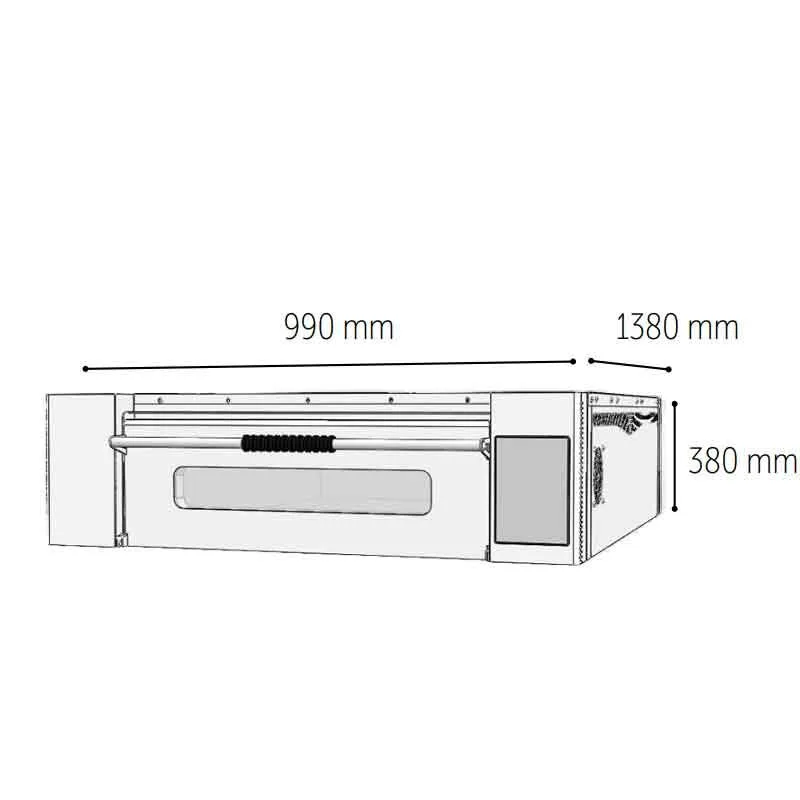 Venarro DYTF-117 Modüler Unlu Mamüller ve Baklava Fırını Tek Kat, 380 V