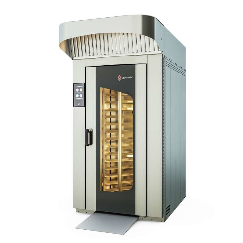 Venarro DGF-P14/40 A  Arabalı Dönerli Patisserie Fırın Dijital, Gazlı, 14 Tepsi Kapasiteli