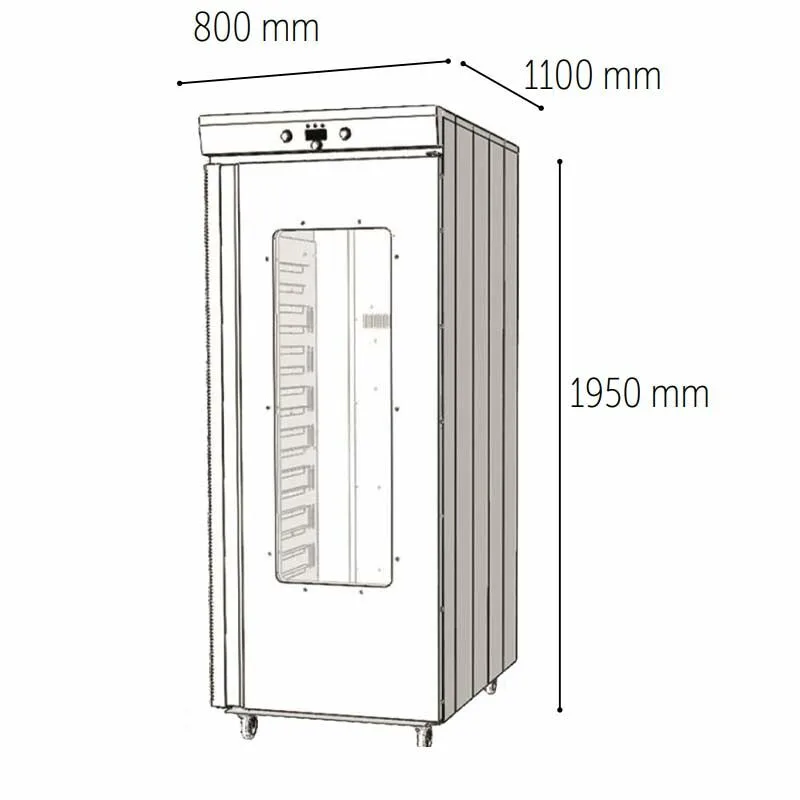 Venarro DEF-MK1 Mayalandırma Kabini Raflı, 20-60x80/40-40x60 Tepsi Kapasiteli