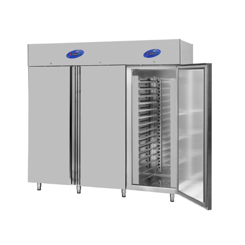 CSA CS.DBNLK.2100 KMB.2N1L Dik Tip Kombine Buzdolabı 3 Kapılı 2100 L 304 Kalite