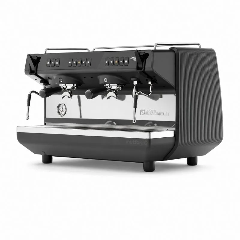 Nuova Simonelli Appia Viva Tall Cup 2 Gruplu Tam Otomatik Espresso Kahve Makinesi Siyah