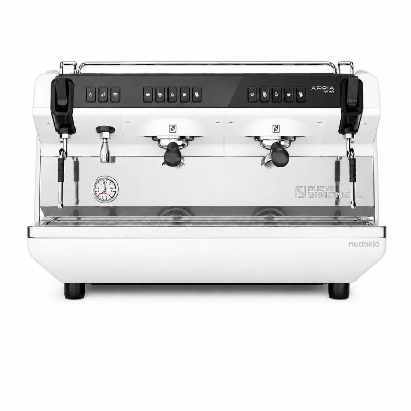 Nuova Simonelli Appia Viva Tall Cup 2 Gruplu Tam Otomatik Espresso Kahve Makinesi Beyaz
