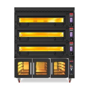 SGS MT-1200-2 Mayalandırma Kabinli Çok Amaçlı Fırın Üç Katlı