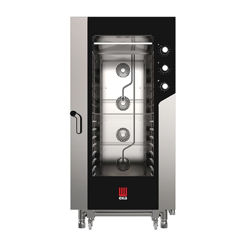 Eka Elektrikli Konveksiyon Fırın, Nemlendirmeli, Elektromekanik Kontrol 16 Tepsili 60x40 cm,  MKF 1664 S
