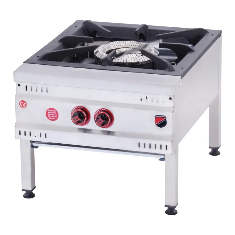 Silverinox Yer Ocağı 2 Yanış LPG-NG