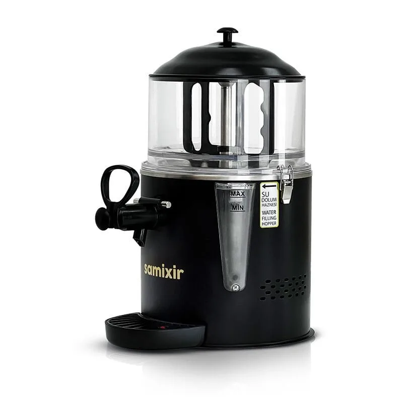 Samixir SC05.B Sıcak Çikolata ve Sahlep Makinesi, 5 Litre, Siyah