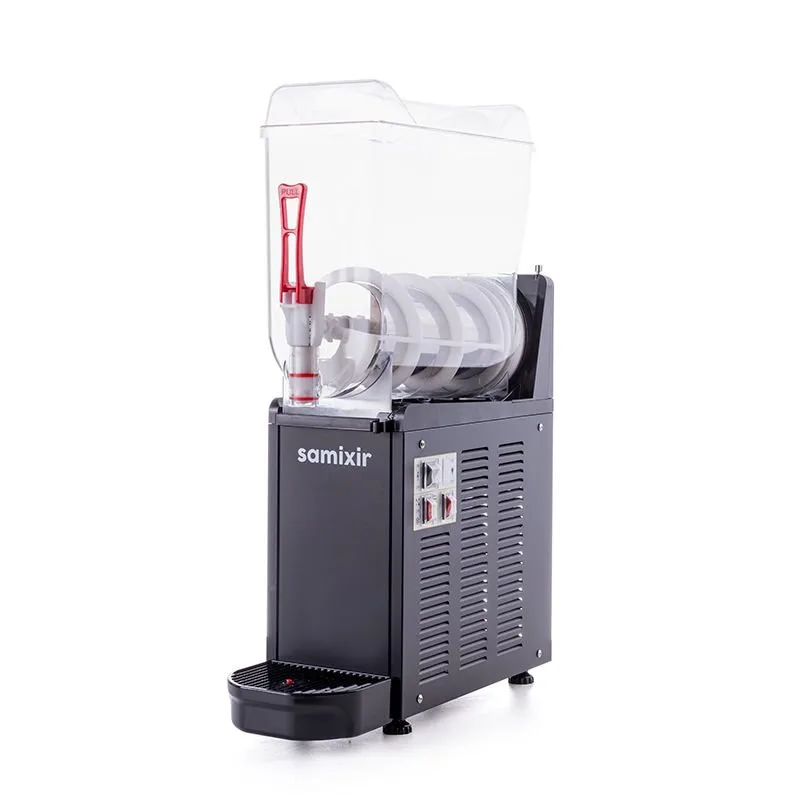 Samixir SLUSH12 Mono Ice Slush Granita Buzlaş Makinesi 12 L, Siyah