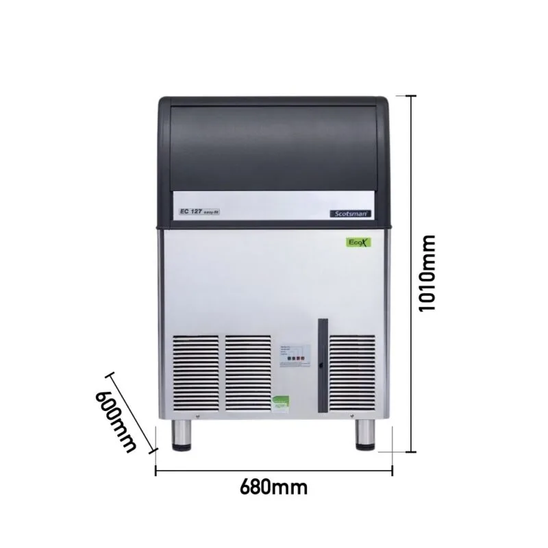 Scotsman EC 127 Eco X Hazneli Gurme Buz Makinesi, 74 Kg/gün Kapasiteli