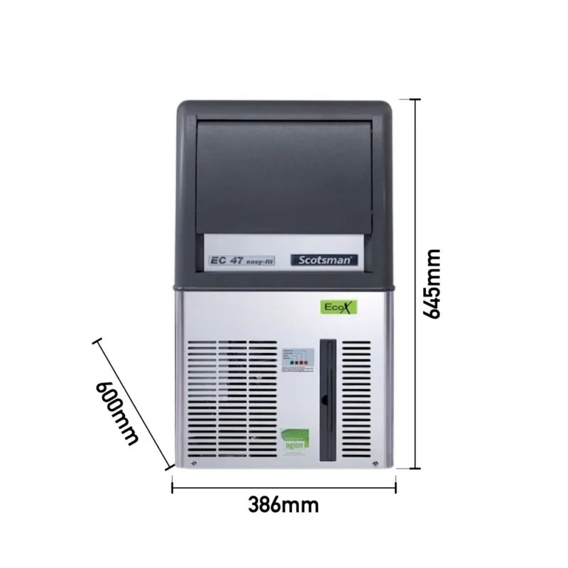 Scotsman EC 47 Eco X Hazneli Gurme Buz Makinesi, 24 kg/gün Kapasiteli
