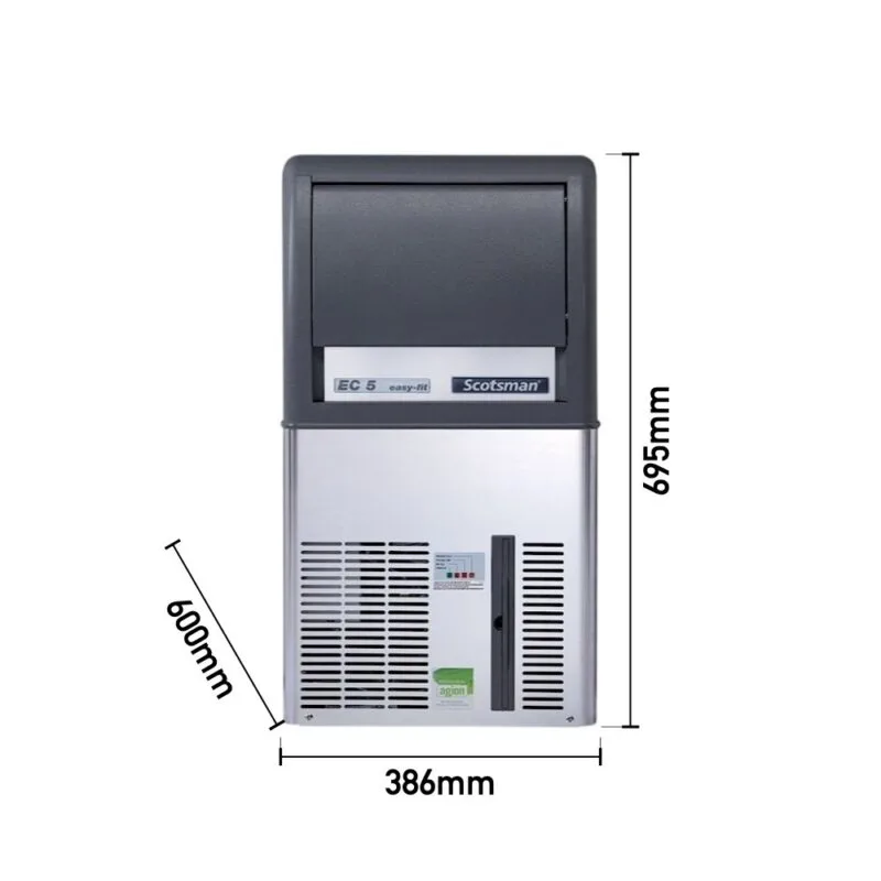 Scotsman EC 57 Eco X Hazneli Gurme Buz Makinesi, 32 Kg/Gün Kapasiteli