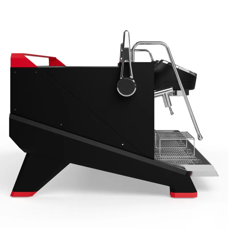 Felvini Raptor Tam Otomatik Espresso Kahve Makinesi Yüksek Kaşık T3 Multi-Boiler PID Kontrollü 3 Gruplu Siyah