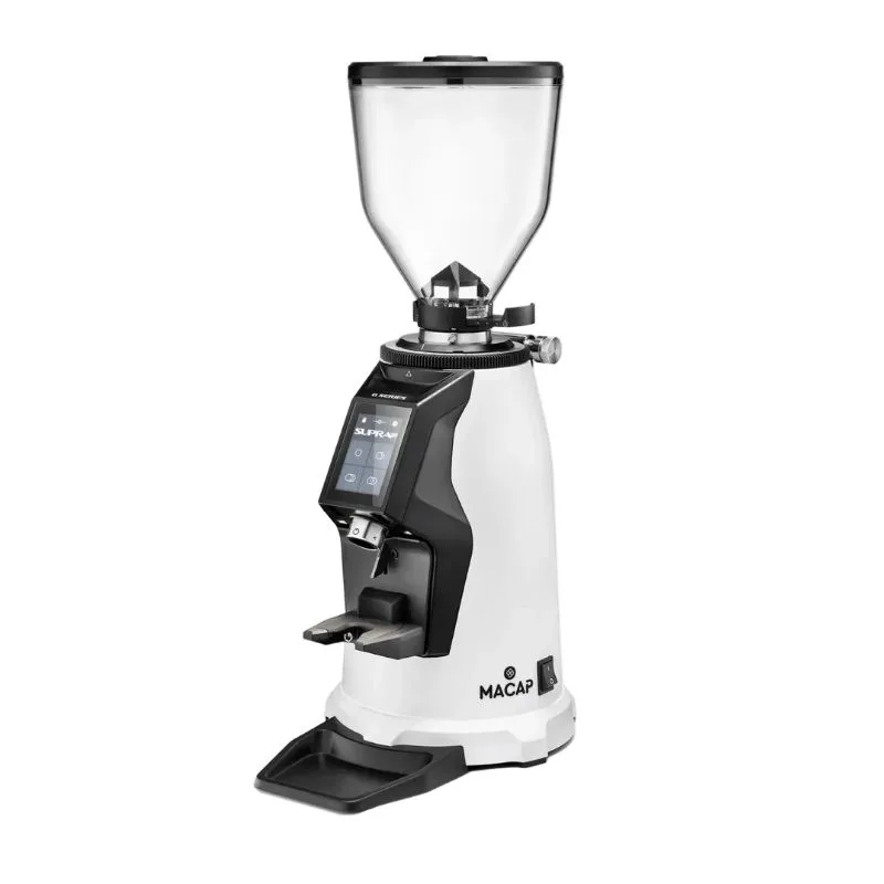 Macap SUPRA 83 C-02 G On Demand Tartılı, Soğutmalı Espresso Kahve Değirmeni 83 mm Beyaz
