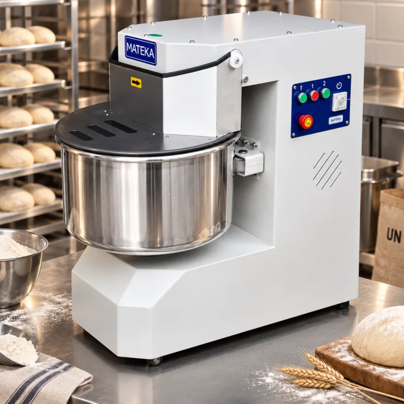 Mateka SPZ 360DT Spiral Hamur Yoğurma Makinesi 2 Hız 16 Kg 380V