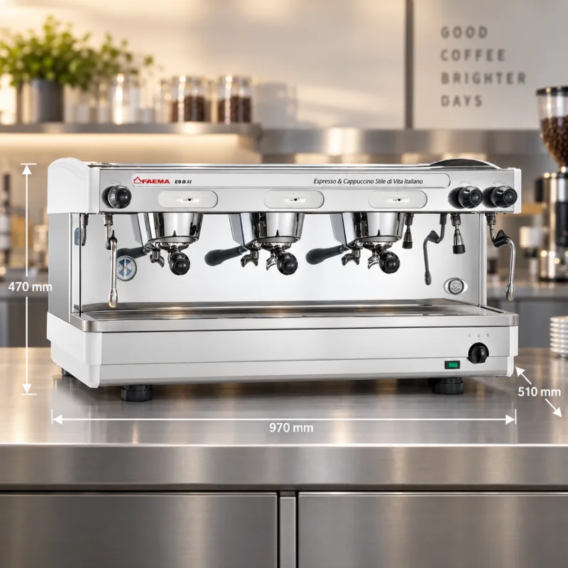 Faema E98 S/3 Espresso Kahve Makinesi Yarı Otomatik 3 Gruplu