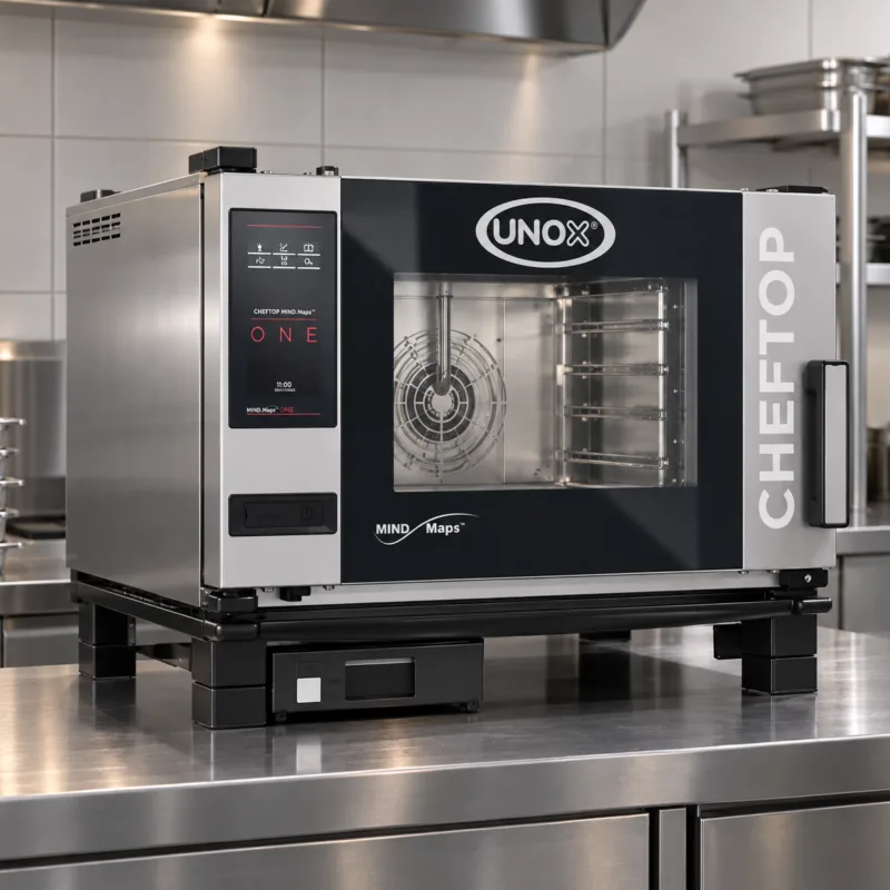 Unox Cheftop One Combi Konveksiyonlu Fırın Dijital 3 Tepsili GN 1/1 Elektrikli XEVC-0311-E1RM