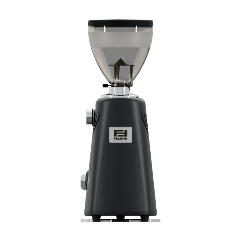 Felvini Grande JX-680P Tartılı Espresso Kahve Öğütücü 74 mm Siyah