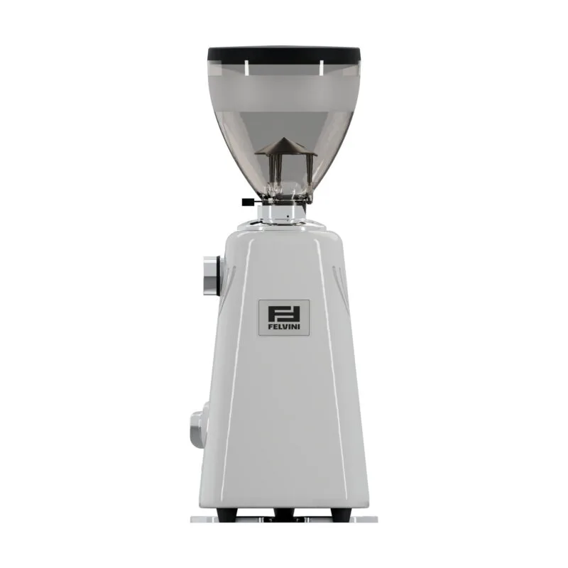 Felvini Grande JX-680P Tartılı Espresso Kahve Öğütücü 74 mm Beyaz