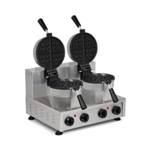 Omake WFL12.E22 Zamanlayıcılı Amerikan Çiftli Waffle Makinesi Elektrikli