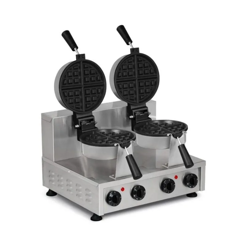Omake WFL12.E22 Zamanlayıcılı Amerikan Çiftli Waffle Makinesi Elektrikli