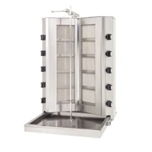 DRN DRNDVSG-10 Döner Ocağı Sabit V Tip 10 Radyanlı Gazlı