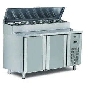 Empero EMP.150.70.01-PS 2 Kapılı Pizza ve Salata Hazırlık Buzdolabı 150x70x85 Cm 300 Litre