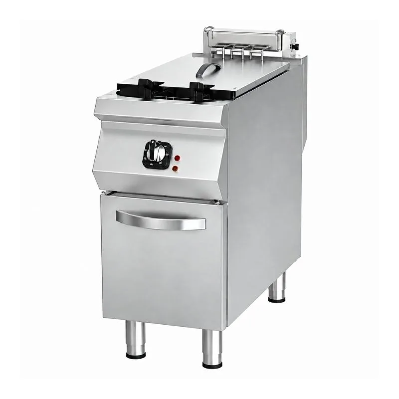 DRN DRNEF-4090 900 Seri Dolaplı Fritöz 40x90 Monoblok Elektrikli 380 V 24 L