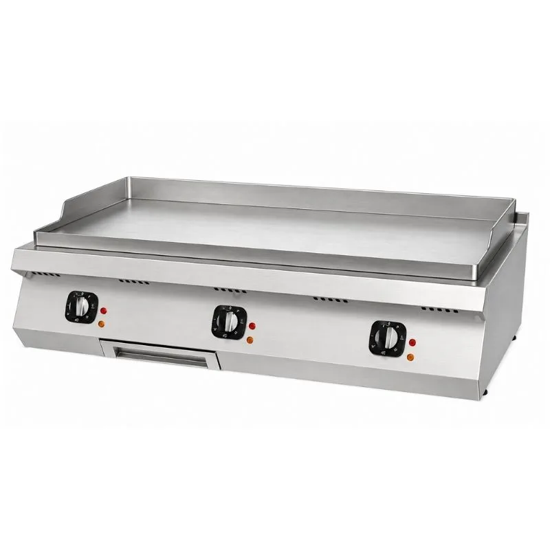 DRN DRNEI 1270 CR 700 Seri Pleyt Izgara Krom Düz 120x730 Cm Elektrikli 380 V