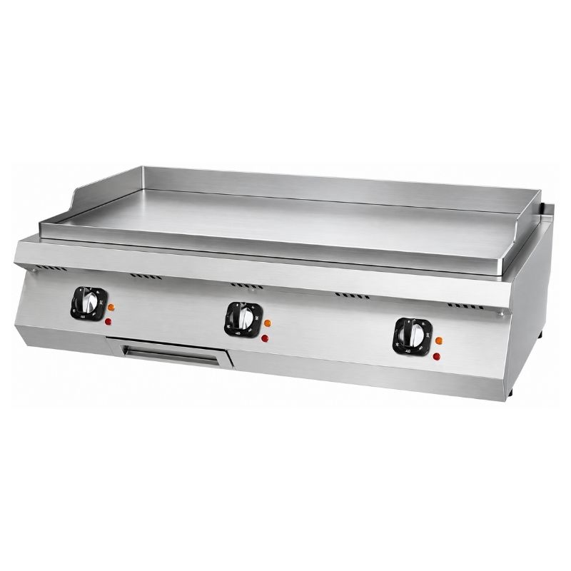 DRN DRNEI-1270 700 Seri Pleyt Izgara Düz 120x73 Cm Elektrikli 380 V