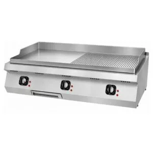 DRN DRNEI-1270ND 700 Seri Pleyt Izgara Yarı Nervürlü Elektrikli 120x730 Cm 380 V
