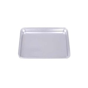 Almetal Köşeli İnce Kordonlu Tek Kullanımlık Baklava Tepsisi, 25x35x3.5 cm