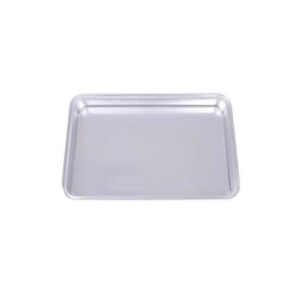 Almetal Köşeli İnce Kordonlu Tek Kullanımlık Baklava Tepsisi, 30x40x4 cm