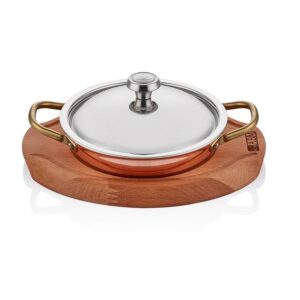 Altınbaşak A 101YS 14KA Bakır Yumurta Sahanı 14 cm + Nihale + Kapak